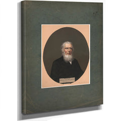 Portrait of Alexander Campbell 1862 — Stretched Canvas Print | Bella Frye
