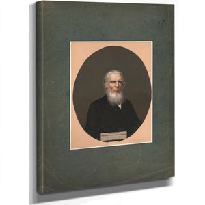 Portrait of Alexander Campbell 1862 — Stretched Canvas Print | Bella Frye