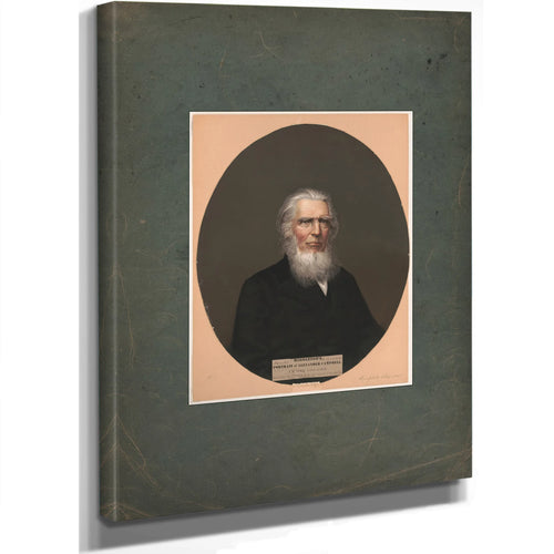 Portrait of Alexander Campbell 1862 — Stretched Canvas Print | Bella Frye