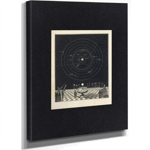 The Celestial Orrery a Lecture on the Heavenly Spheres — Stretched Canvas Print | Bella Frye