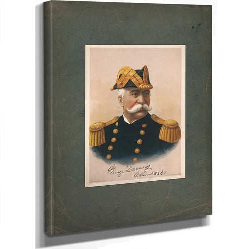 Dmiral George Dewey 1899 — Stretched Canvas Print | Bella Frye