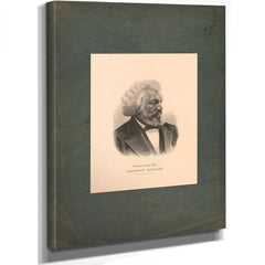 Eminent Colored Men Frederick Douglass 1884 — Stretched Canvas Print | Bella Frye