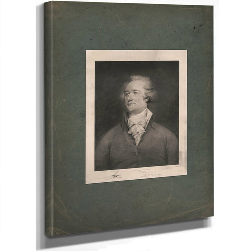 Alexander Hamilton 1896 — Stretched Canvas Print | Bella Frye