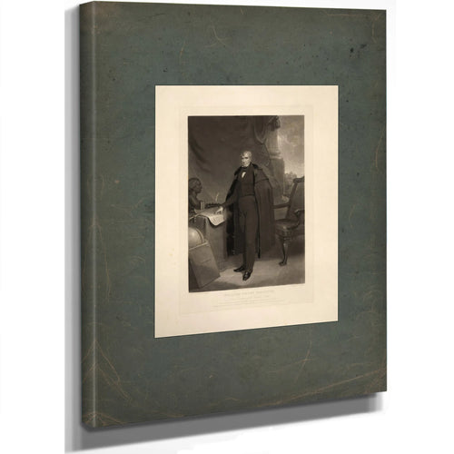 William Henry Harrison Late President of the United States 1841 — Stretched Canvas Print | Bella Frye