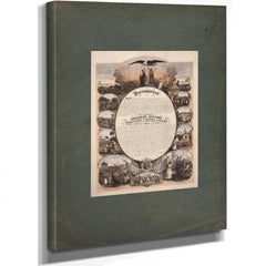 Emancipation Proclamation 1864 — Stretched Canvas Print | Bella Frye