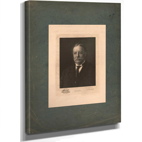 Sincerely Yours William H Taft 191 — Stretched Canvas Print | Bella Frye