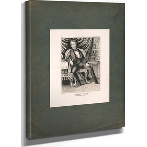 James K Polk Freedoms Champion 1846 — Stretched Canvas Print | Bella Frye
