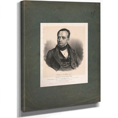 Nathaniel P Tallmadge Senator From New York 1839 — Stretched Canvas Print | Bella Frye