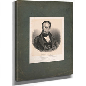 Nathaniel P Tallmadge Senator From New York 1839 — Stretched Canvas Print | Bella Frye