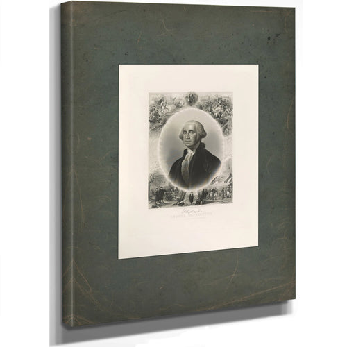 George Washington 19th Century 1 — Stretched Canvas Print | Bella Frye