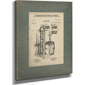 The Alchemists Draught Patent for the Perfect Pour — Framed Wall Art Room View | Bella Frye