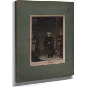 Andrew Jackson President of the United States 1833 — Stretched Canvas Print | Bella Frye