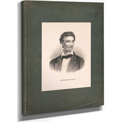 Abraham Lincoln as a Young Man 19th Century — Stretched Canvas Print | Bella Frye