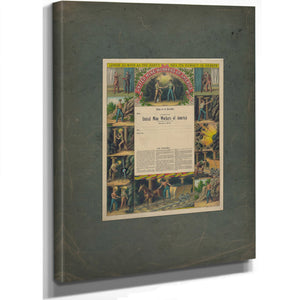 United Mine Workers of America 1899 — Stretched Canvas Print | Bella Frye