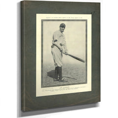 Joe Jackson Police Gazette — Stretched Canvas Print | Bella Frye