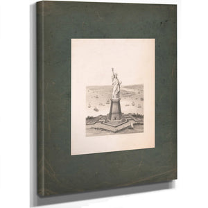 The Statue of Liberty 1878 — Stretched Canvas Print | Bella Frye