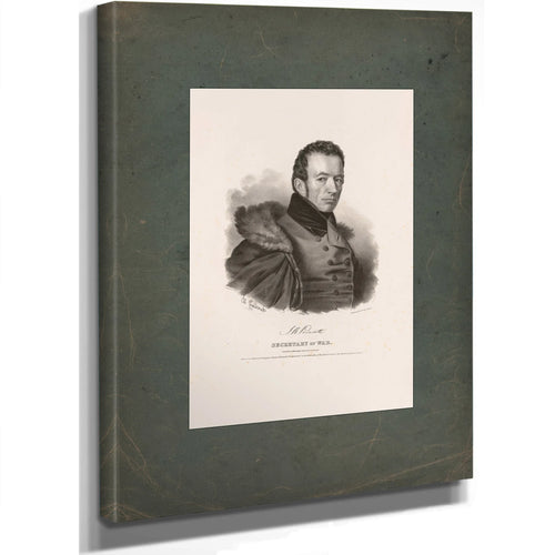 Joel Roberts Poinsett Secretary of War 1838 1 — Stretched Canvas Print | Bella Frye
