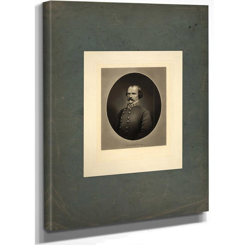 Albert Sidney Johnston 186s — Stretched Canvas Print | Bella Frye