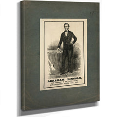 Abraham Lincoln Late President of the United States Assassinated April 14th 1865 19th Century — Stretched Canvas Print | Bell