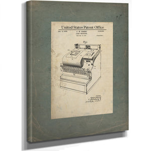 The Merchants Ledger Patent No. 214588 — Framed Wall Art Room View | Bella Frye