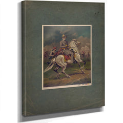General Robert Edward Lee 1886 — Stretched Canvas Print | Bella Frye