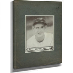 Ted Williams 194 Play Ball — Stretched Canvas Print | Bella Frye