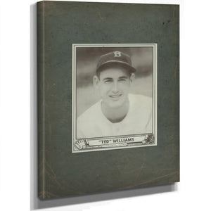 Ted Williams 194 Play Ball — Stretched Canvas Print | Bella Frye