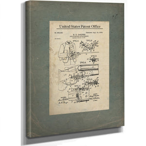 Us Patent No 89699 Gun Pointing Attachment by Mh Gardner 198