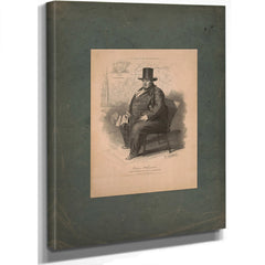 Dixon H Lewis Representative From Alabama 1839 — Stretched Canvas Print | Bella Frye