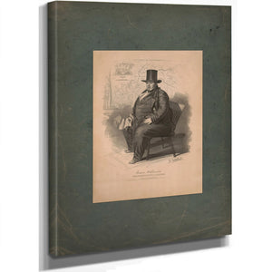 Dixon H Lewis Representative From Alabama 1839 — Stretched Canvas Print | Bella Frye