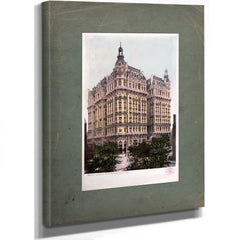 The Ansonia Gilded Age Monument to Manhattan Grandeur — Stretched Canvas Print | Bella Frye