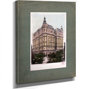 The Ansonia Gilded Age Monument to Manhattan Grandeur — Stretched Canvas Print | Bella Frye