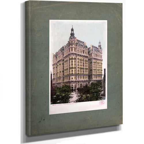 The Ansonia Gilded Age Monument to Manhattan Grandeur — Stretched Canvas Print | Bella Frye