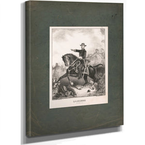 Quincy Adams Gillmore Major General Usa 1863 — Stretched Canvas Print | Bella Frye