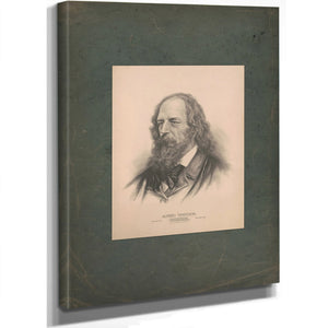 Alfred Tennyson Born August 6 189 Died October 6 1892 19 — Stretched Canvas Print | Bella Frye