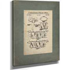 US Patent No. 5327586 Ballet Tutu Construction — Stretched Canvas Print | Bella Frye