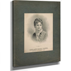 Mrs Ann Eliza Young 19th Wife of Brigham Young 1869 1875 — Stretched Canvas Print | Bella Frye