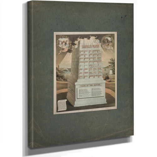 Garfields Prayer 1882 — Stretched Canvas Print | Bella Frye