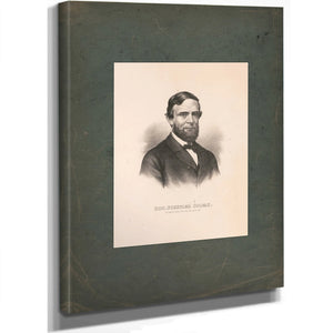 Hon Schuyler Colfax the Peoples Choice for Vice President 1868 1868 — Stretched Canvas Print | Bella Frye
