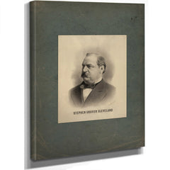 Stephen Grover Cleveland 1884 — Stretched Canvas Print | Bella Frye