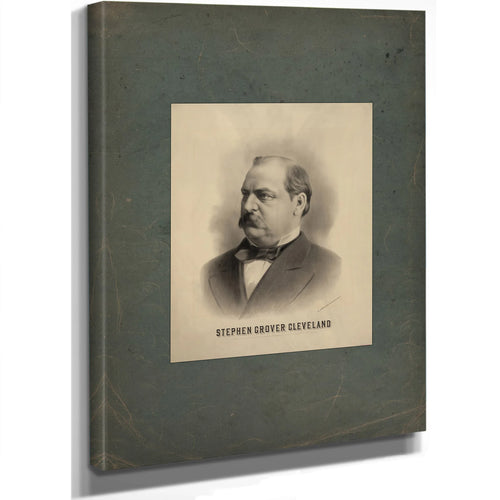 Stephen Grover Cleveland 1884 — Stretched Canvas Print | Bella Frye
