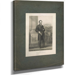 Abraham Lincoln 1862 — Stretched Canvas Print | Bella Frye