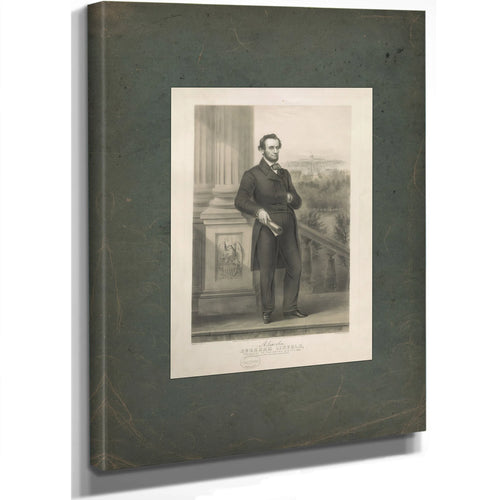 Abraham Lincoln 1862 — Stretched Canvas Print | Bella Frye
