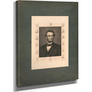 Abraham Lincoln 1911 — Stretched Canvas Print | Bella Frye
