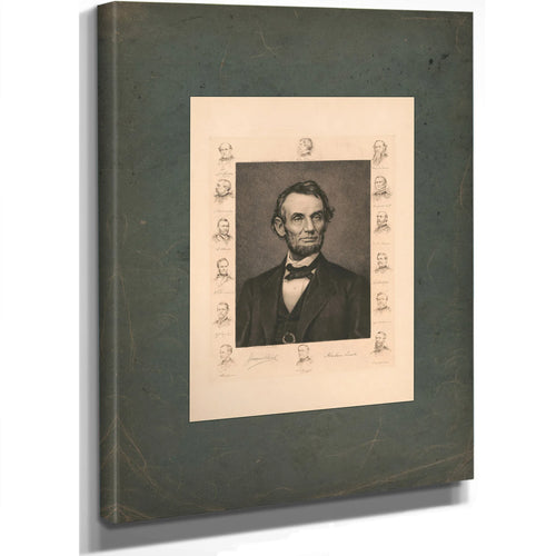 Abraham Lincoln 1911 — Stretched Canvas Print | Bella Frye
