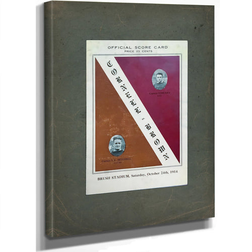 Cornell V Brown Football Game Oct 24 1914 — Stretched Canvas Print | Bella Frye