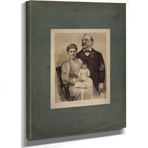 The Cleveland Family 1893 — Stretched Canvas Print | Bella Frye