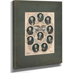 The Presidents of the United States 1842 2 — Stretched Canvas Print | Bella Frye