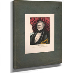 Winfield Scott Whig Candidate for Fourteenth President of the United States 1852 — Stretched Canvas Print | Bella Frye