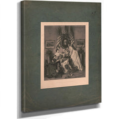 Washingtons Birthday 1876 — Stretched Canvas Print | Bella Frye